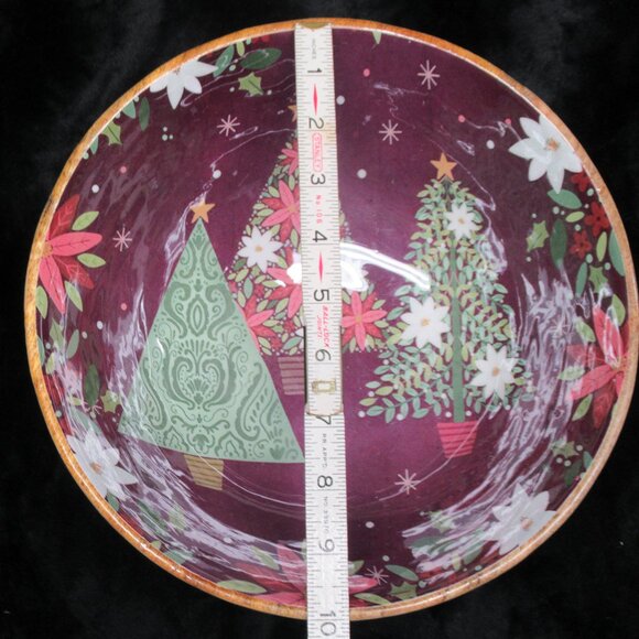 Decorative Wooden Christmas Tree Bowl - Picture 6 of 6